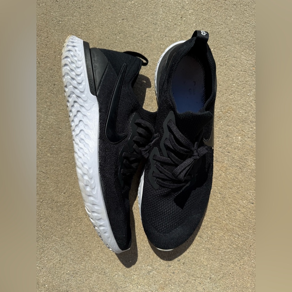 Nike Black and White Athletic Shoes